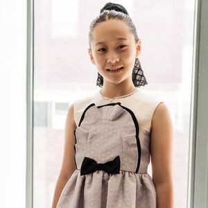 GIRLS JACQUARD DRESS